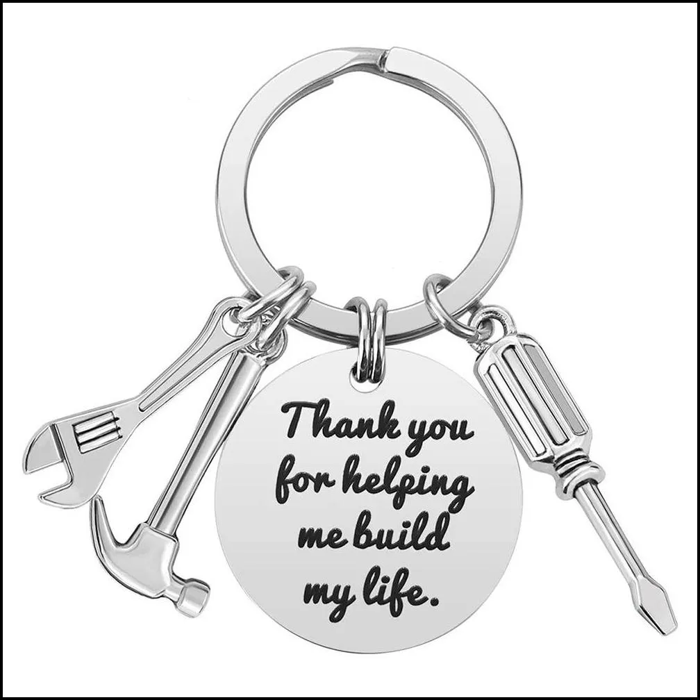 if dad cant fix it no one can hand tools keychain daddy key rings gift for dad fathers day creative father key chain jewelry