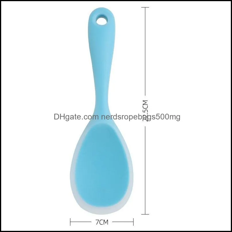 silicone rice scoop foodgrade silicone spoon large size spoons creative bakery cookie pastry mixer butter scoop