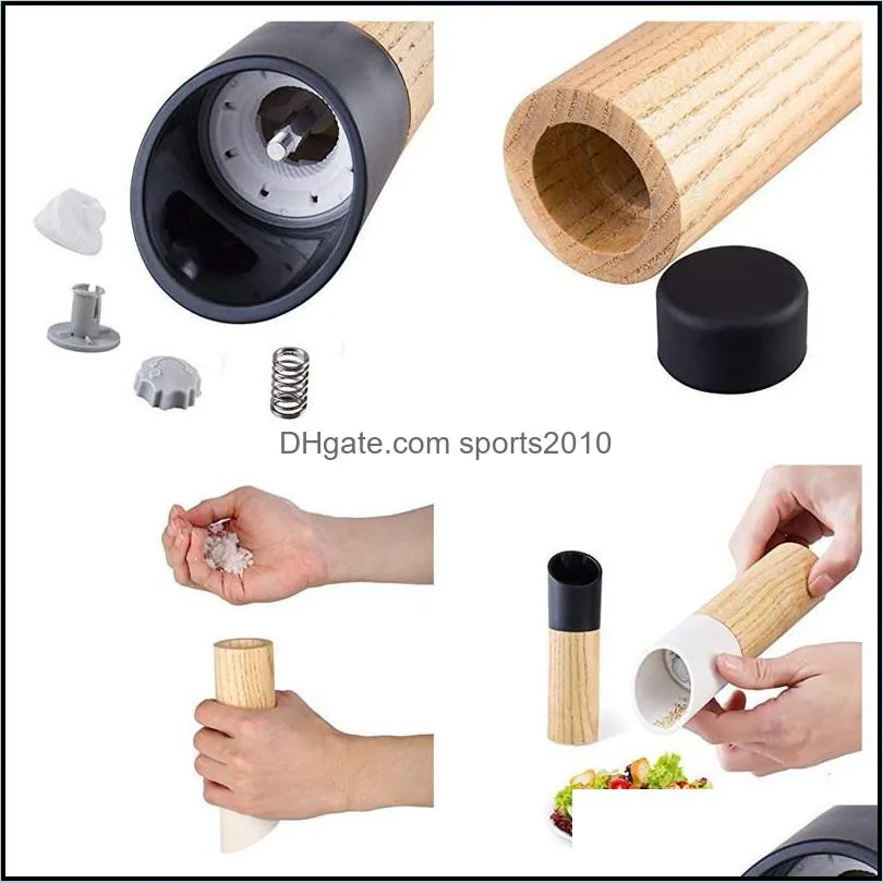pepper grinder manual black pepper grinder pepper sea salt mill ceramic core home kitchen spice sauce grinders