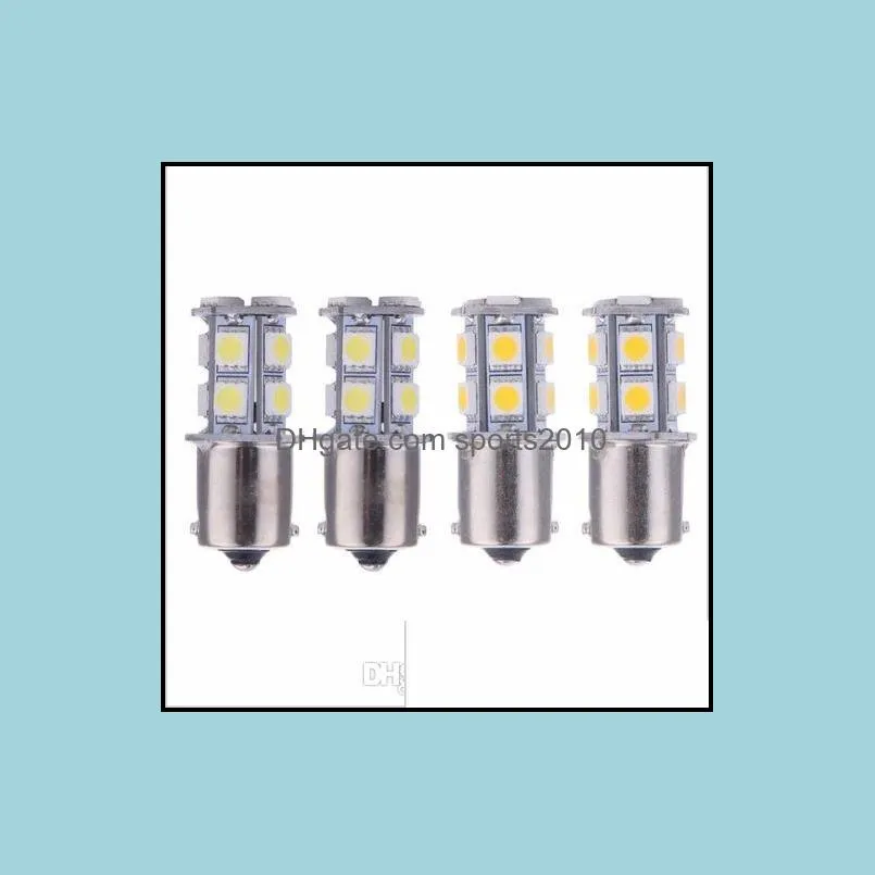 10x1156 ba15s p21w led bulb13smd 5050 side tail turn signal backup reverse light its bulb color is white