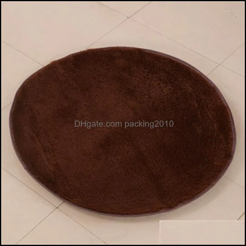 wholesalenew qualified soft bath bedroom floor shower round mat rug nonslip dig633 363 r2