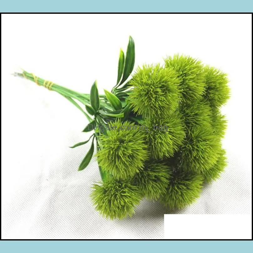 single stem dandelion plastic artificial dandelion holiday festival wedding party table decorations 25cm fake dandelion home