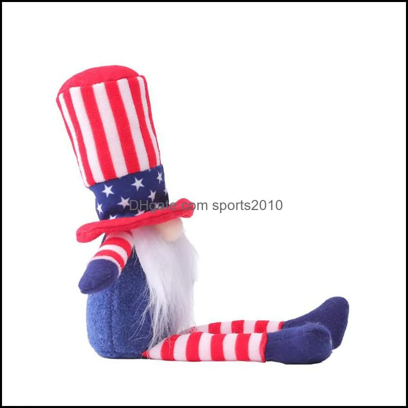 patriotic gnome plush american president election decoration tomte 4th of july gift handmade dwarf doll household ornaments