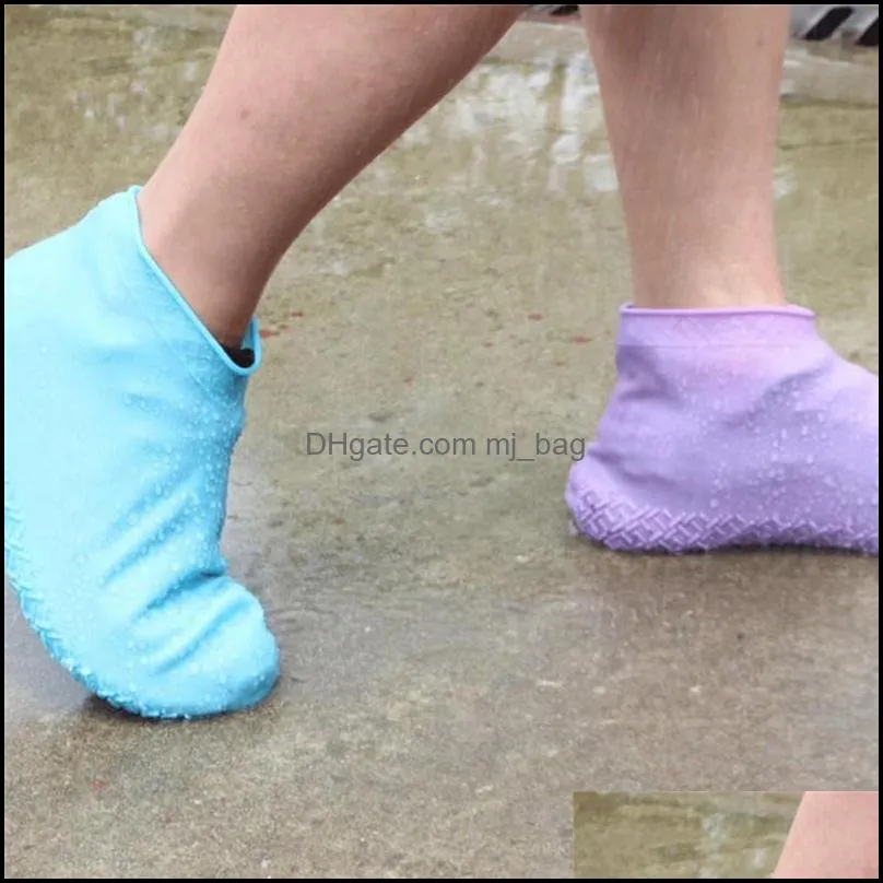 antiskid silicone shoe cover waterproof shoe cover man women rainproof shoe cover for mud snow and sand