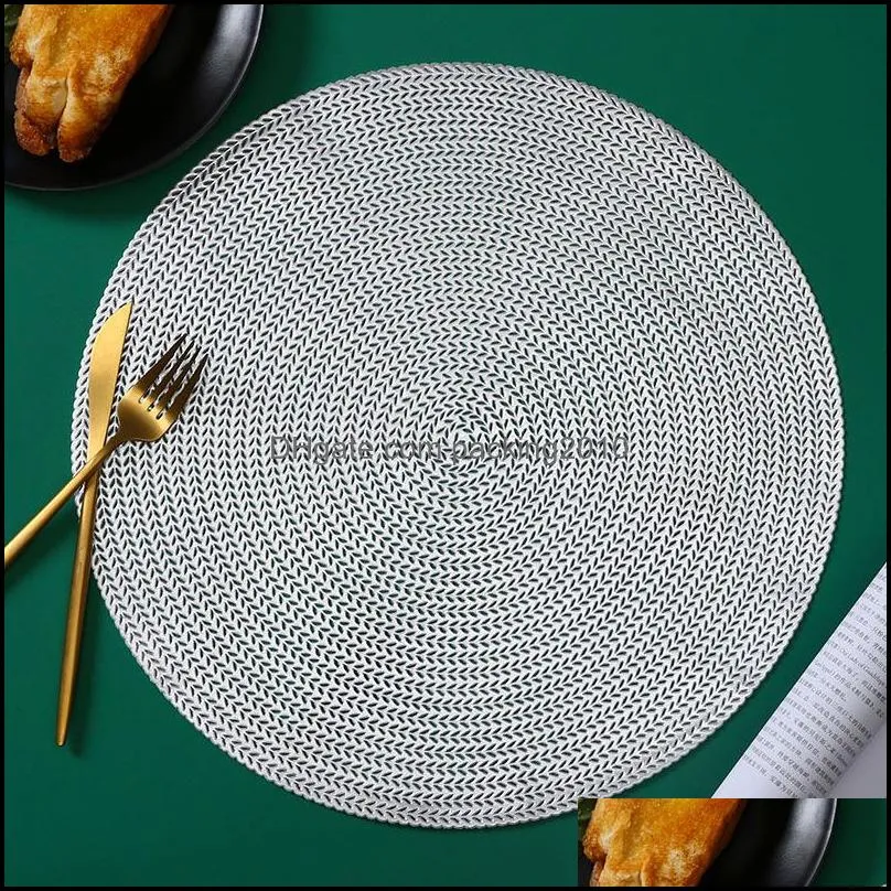 table mat 10cm spot pvc cup table decoration anti slip heat insulation small cup mat 1 3ls r2