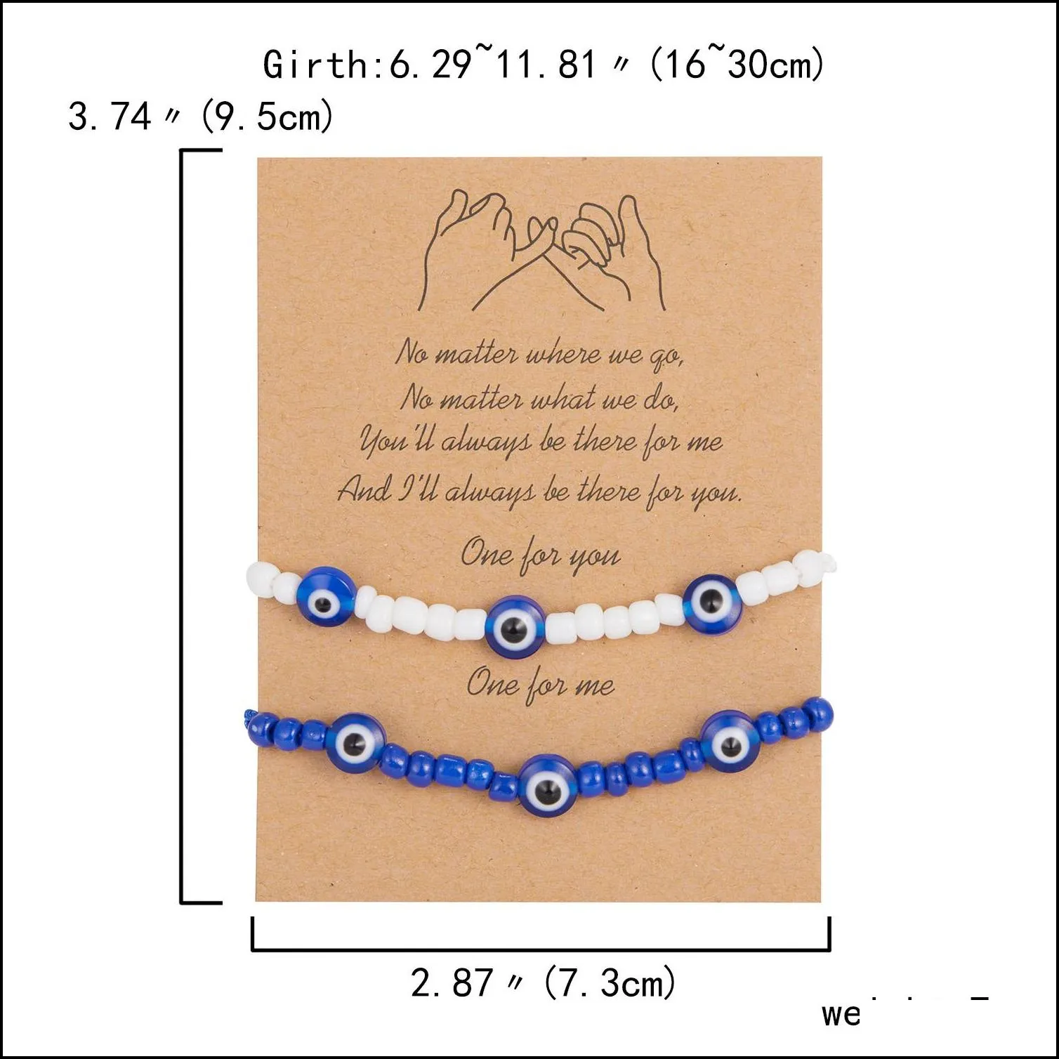 turkish white blue evil eyes bracelet sets lucky couple bracelets for women colorful bead rope chain charm jewelry