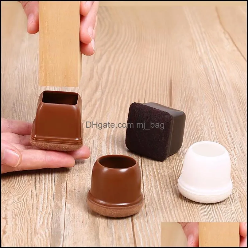 round square table chair leg protectors 0 75/1/1 25 inches floor furniture protectors bottom cover feet pads caps