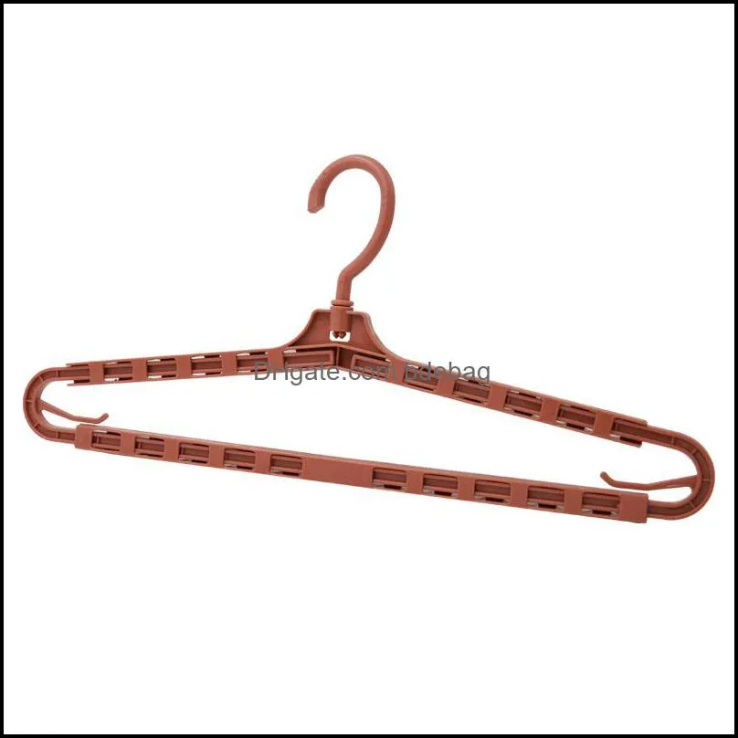 practical telescopic apparel hanger plastic clothes dry racks multifunction antislip 360 degree rotating clothing hangers of home 2 26ch