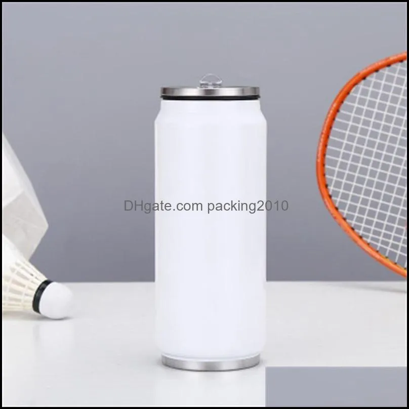 sublimation cola can diy 450ml water bottle in bulk double walled stainless steel cola shape tumblers insulated vacuum with 148 k2