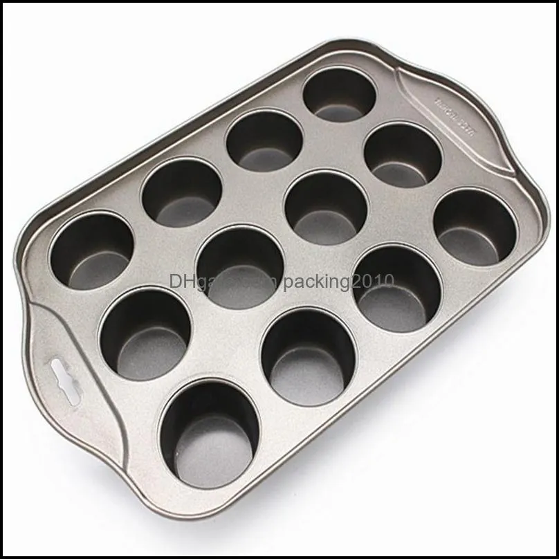 nonstick mini cheesecake pan 12 cup removable metal round cake cupcake muffin oven form mold for baking bakeware dessert tool 973 r2