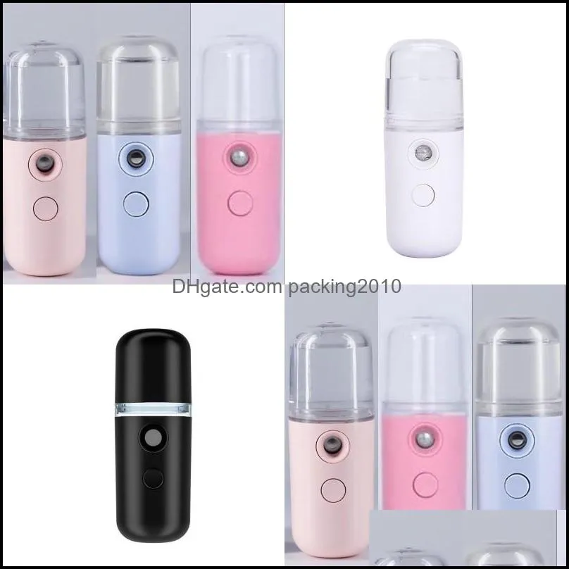 nano mini water supply instrument usb rechargeable face steaming devices hold humidifiers portable spray humidification 5 5xy g2