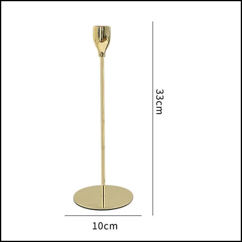 taper candle holder candlestick gold candle holders wedding decor table centerpieces candelabra candelabros candlelight dinner