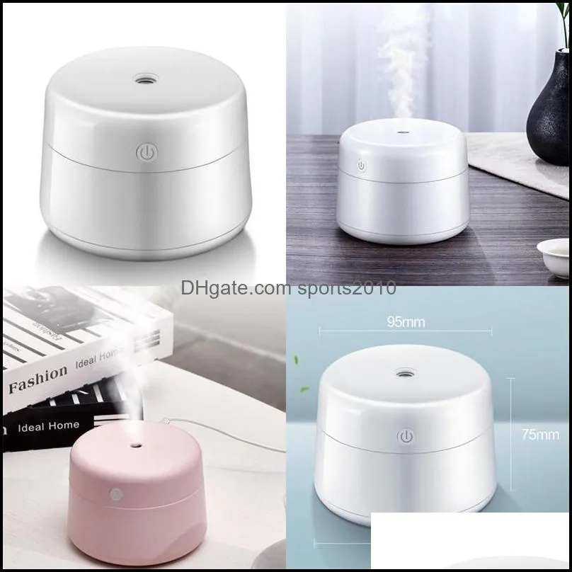 silence ultrasonic aromatherapy machine usb mini home 220ml essential oil diffuser simple solid color water supply instrument new 19ly