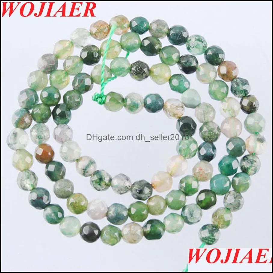 natural algae tribe agate faceted stone spacer loose beads 4 6 8 10 12mm jewelry making for bracelets 15 5inches by921