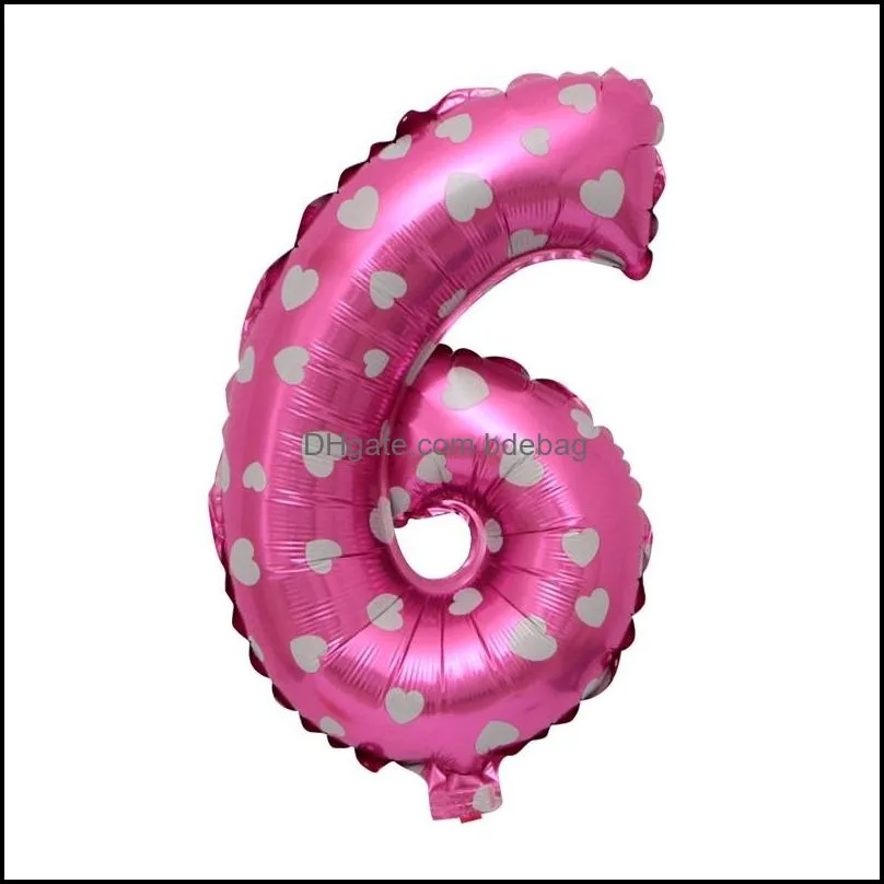 wholesale 16 inch number balloons 50pcs/lot 09 numbers aluminium foil balloons birthday wedding party decorations ircet 1507 t2