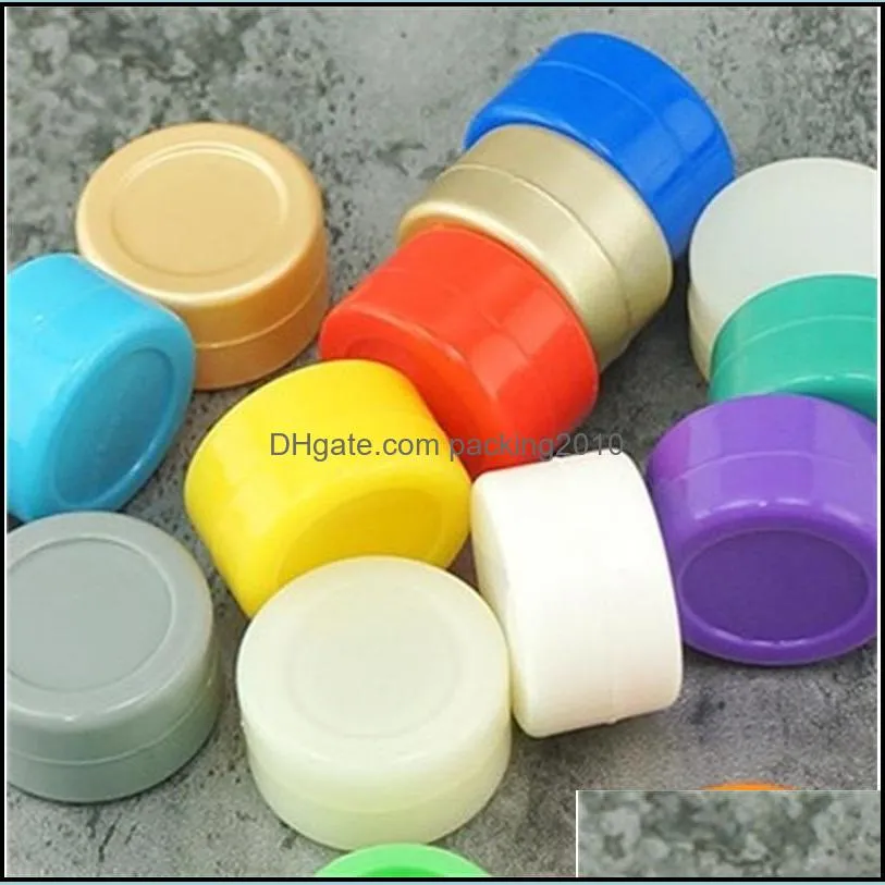 5ml storage box water color wth lid mini circular case portable no stick dabber concentrate organizer travel outdoor multi color 1wy