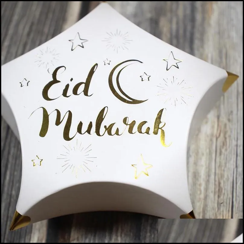 creative eid mubarak candy box ramadan mubarak decor for home islam muslim party decoration supplies happy eid gift favor box cx220423