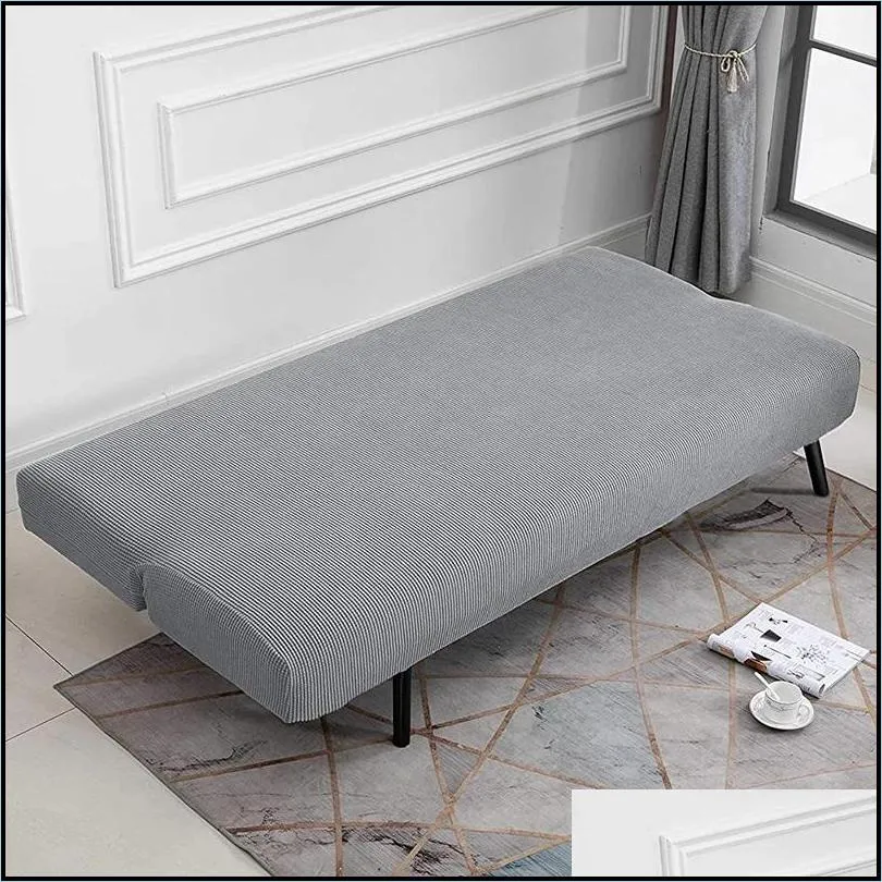 universal armless sofa bed cover folding modern seat slipcovers stretch covers couch protector elastic futon spandex chair