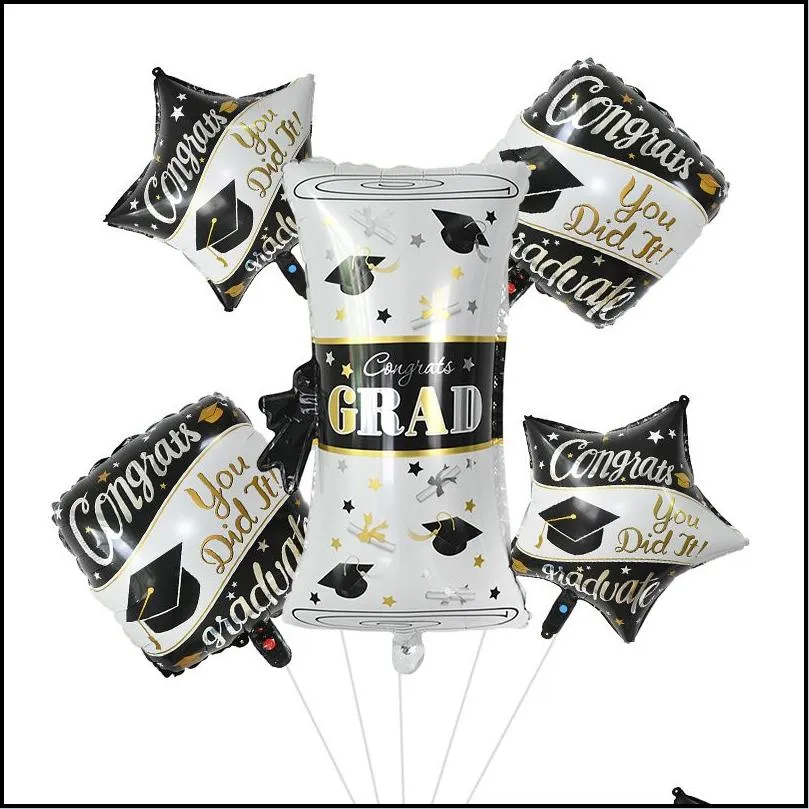 christmas decorations graduation balloon gift helium foil congratulation high school party 220829