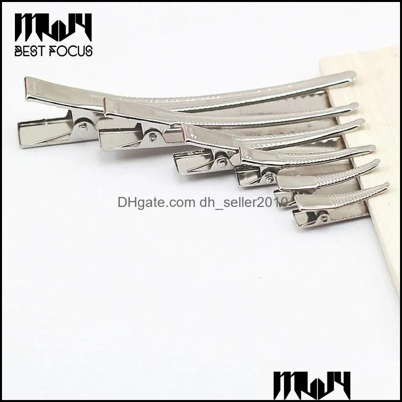 single prong alligator clips with teeth boutique hair clips hairpins for diy hair bow/bow clips 60pcs/lot