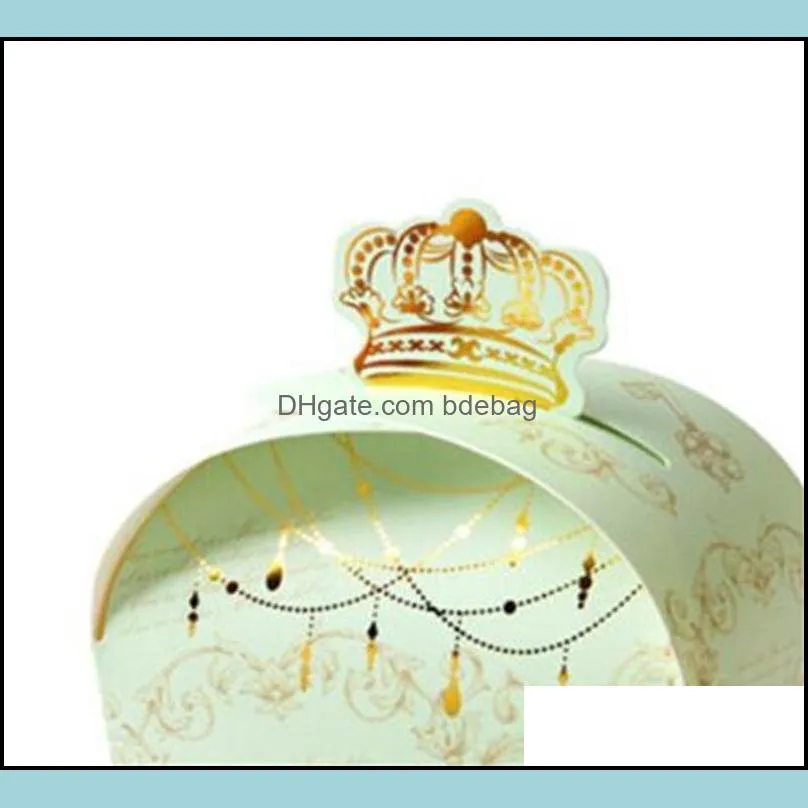 small perfume cardboard box gilding paper small and exquisite crown package boxes selling with various color 0 78hb j1