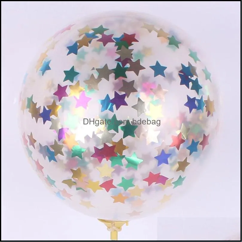 multi type sequins transparent ballon 12 inches valentines day halloween christmas graduation party decoration air balloons 0 19tt