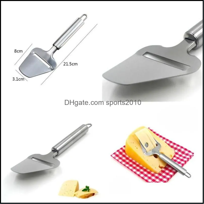 new durable cheese shovel stainless steel home planer tool slivery color cheeses slicer for kitchen accessories 3 1yc e1