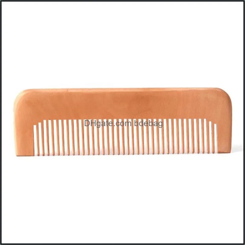 wholesale customizable other household sundries portable straightening bamboo tree wooden beared hair brush combs 5013 q2