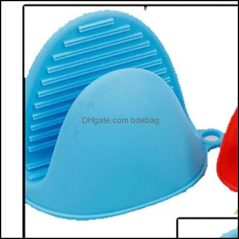 silicone heat insulation glove small non slip convenient gloves oven cake bakeware microwave hand clip 1 05mt f2