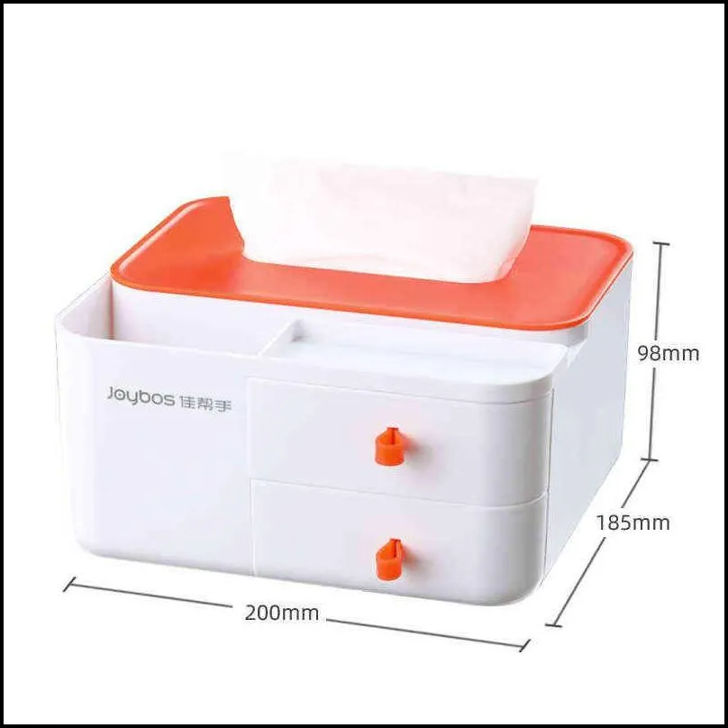 joybos tissue box holder for table home office storage organizer decoration bedroom kitchen desktop nordic 211102