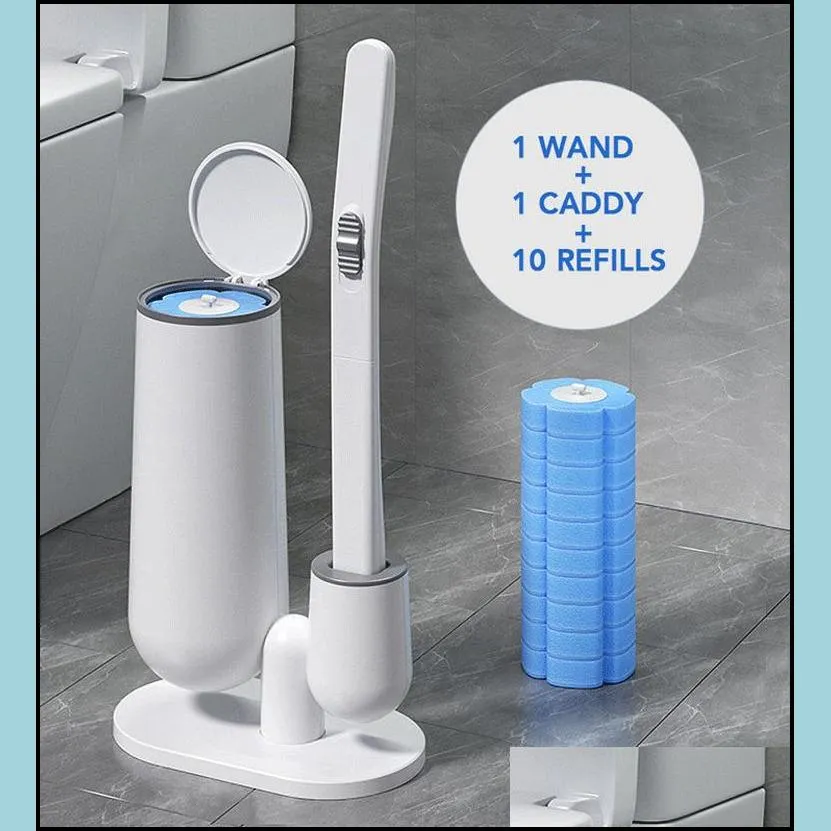 joybos disposable toilet brush household no dead end cleaning set artifact not dirty hands 220511