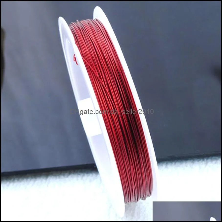 0 45mm 1roll beaded wire cord thread for bracelet or necklace jewelry making accessories 45m bh301