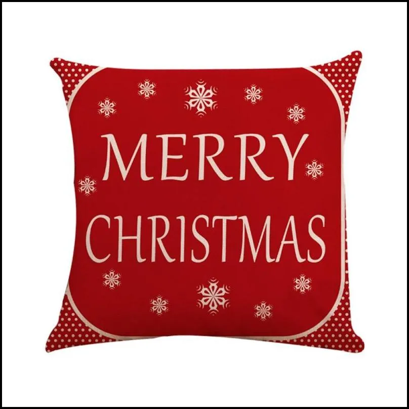 christmas square pillow cover cushion case toss pillowcase hidden zipper closure pillows christmas pattern pillow case decor