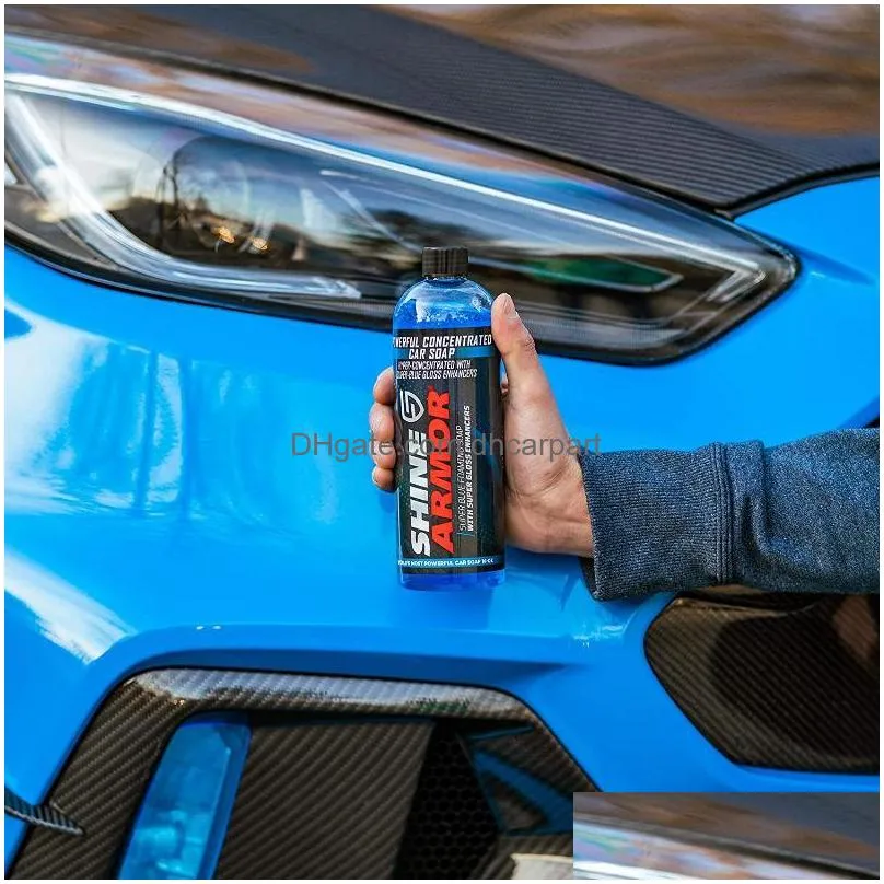 care products shine armor car wash shampoo soap cleaner high foam washing detailing cleaning wax formula