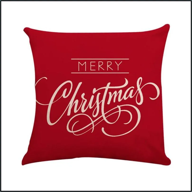 christmas square pillow cover cushion case toss pillowcase hidden zipper closure pillows christmas pattern pillow case decor