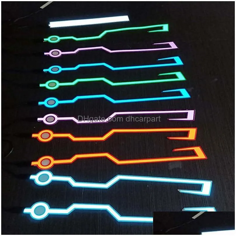 motorcycle helmets helmet led cold light flashing reflective luminous sticker strip modified waterproof decoration supplies