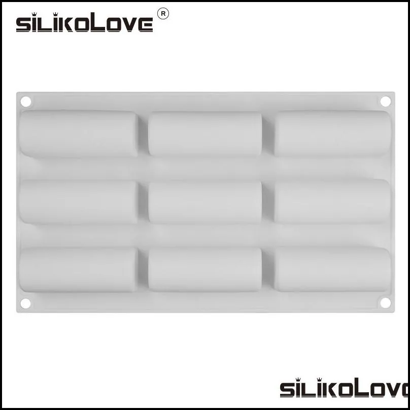 silikolove silicone mold 3d stick shape for chocolate truffle mousse cake dessert diy baking moulds 220601