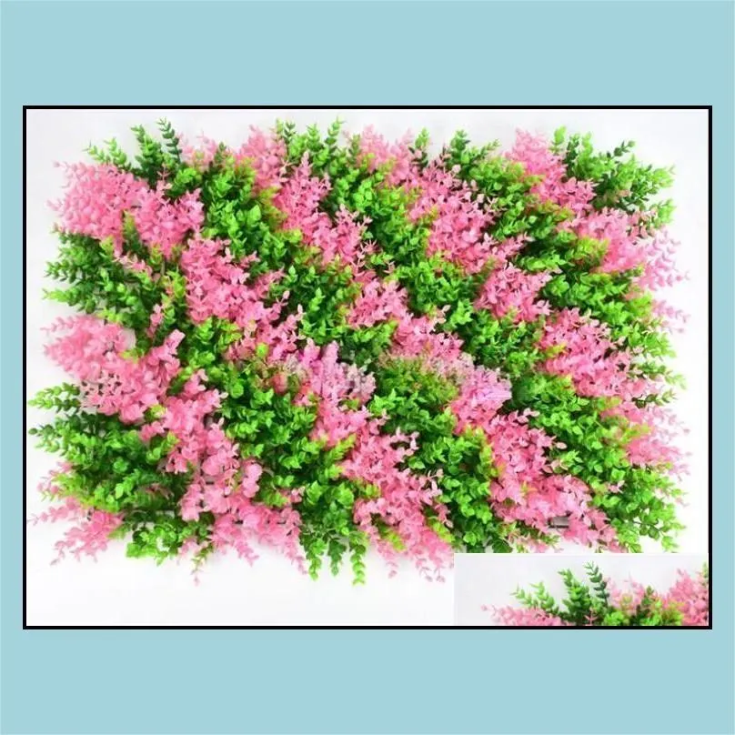 31 styles artificial turf ecofriendly artificial lawn colorful artificial plat wall delicate plastic grass for wedding garden