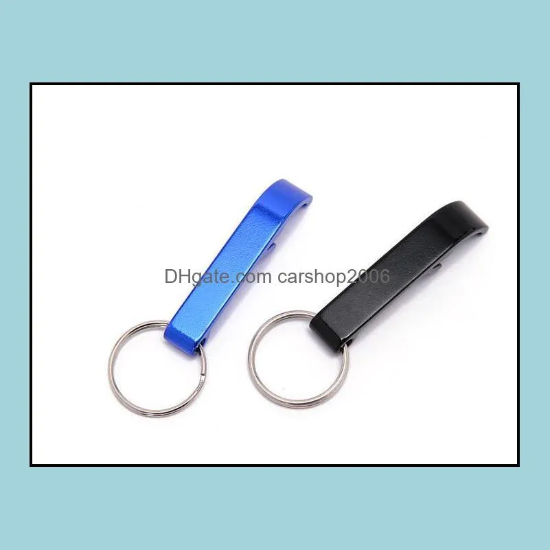 proable key chain opener metal aluminum alloy keychain ring beer bottle opener can openers tool gear beverage