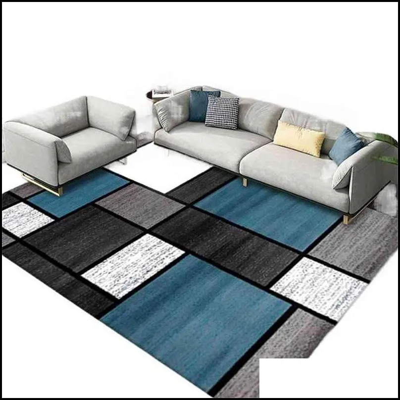 rugs for living room nordic geometric lint table lounge door rooms nonslip area soft carpets bedroom home decoration rug1331227