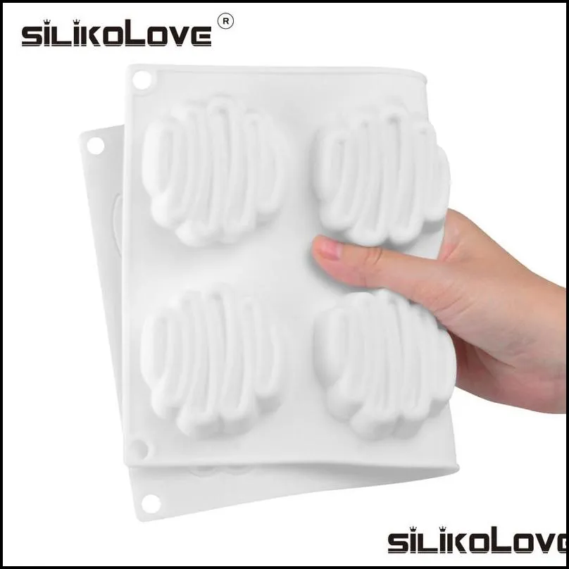 silikolove 8 cavity 3d silicone cake mold baking tools diy mousse dessert bakeware cooking decorating moulds 220601