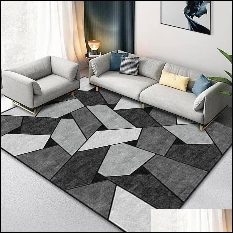 rugs for living room nordic geometric lint table lounge door rooms nonslip area soft carpets bedroom home decoration rug1331227