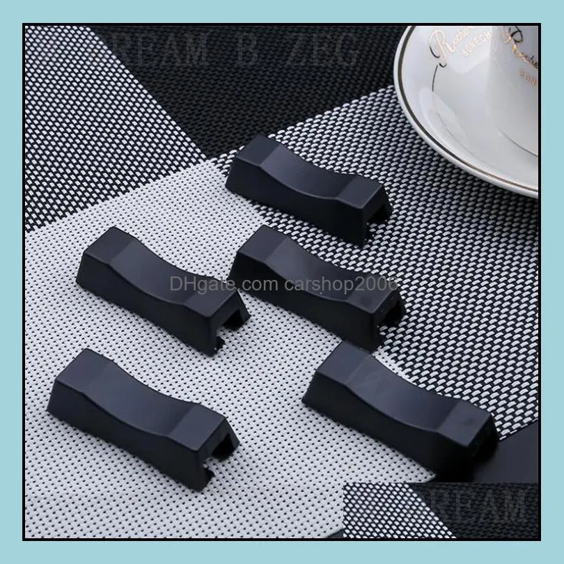 light weight chopstick rest stand holder silverware chopstick holder black cutlery rest spoon knife fork bulk sale