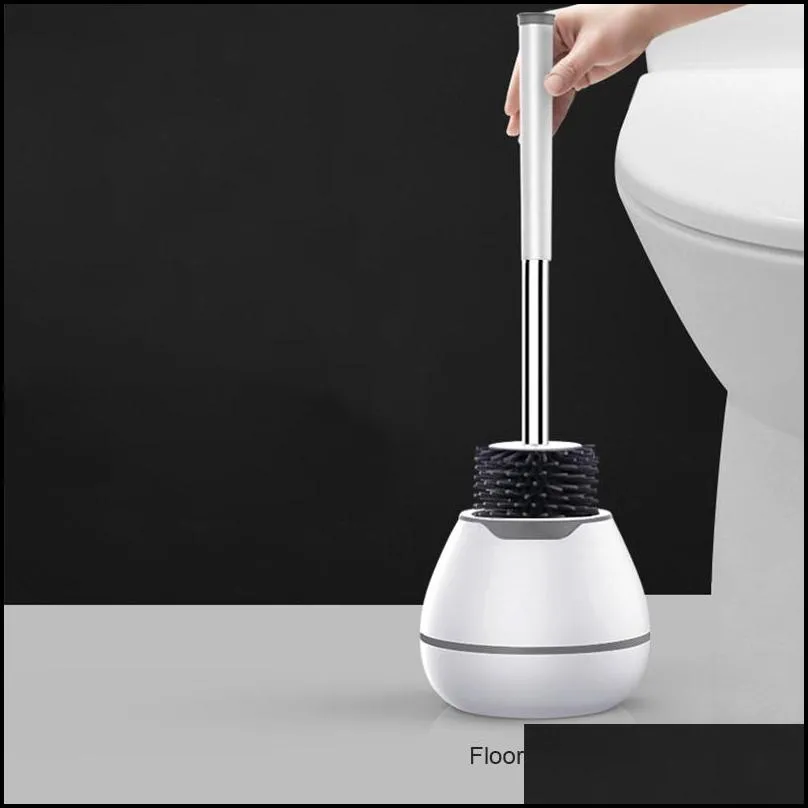 silicone tpr toilet brush wallmounted cleaning for bathroom household product accessories 220511