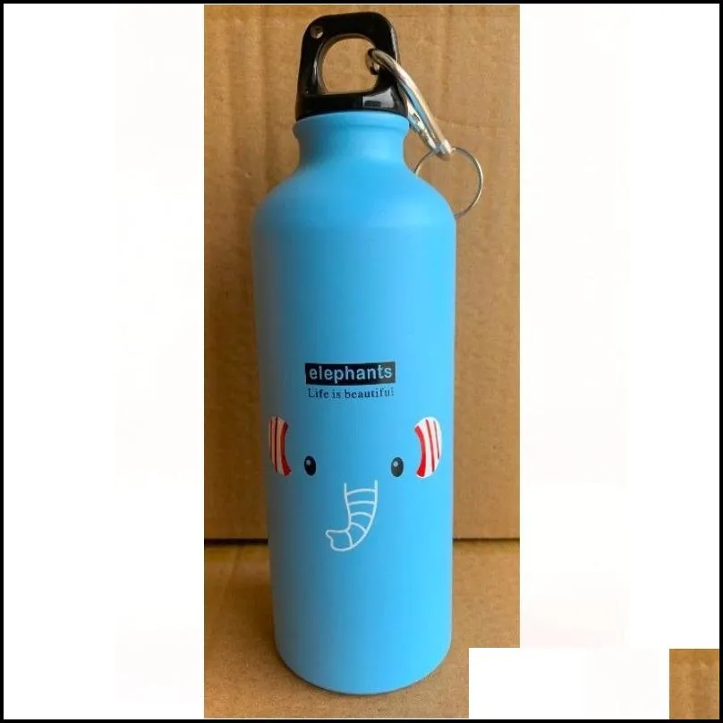 cute water bottle lovely animals creative gift outdoor portable sports cycling camping hiking bicycle school kids water bottles 6 1yy