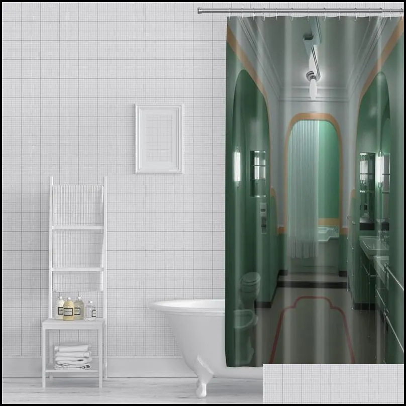 the shining room 237 shower curtain set with grommets and hooks for bathroom decor 220429