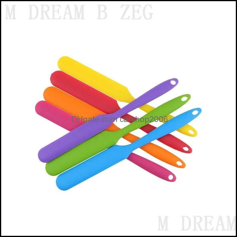 silicone spatula cream butter long spatulas cake baking tools diy scraper kitchen bakeware accessories cake tool