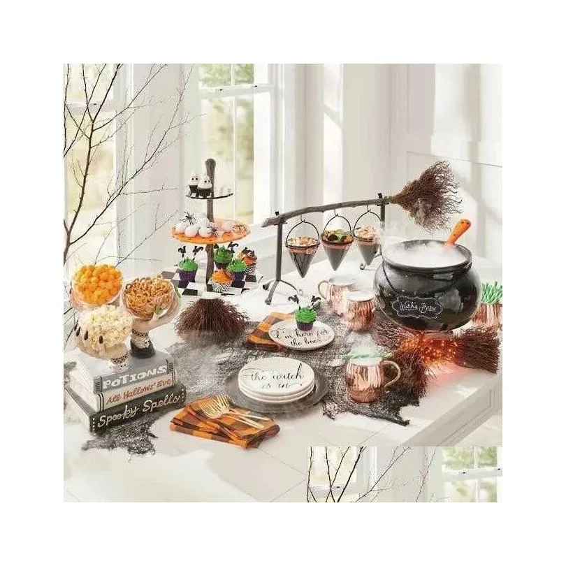christmas snack stand 2 tier resin food serving tray cupcake holder bowl christmas table decoration halloween snack rack h1020