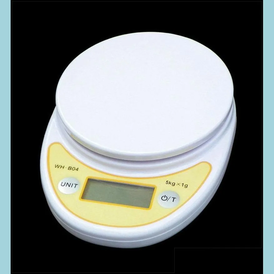 digital scales kitchen plastic electronic scale 5kg/1g baking food precision jewelry gram home store green convenient 16 5bs q2