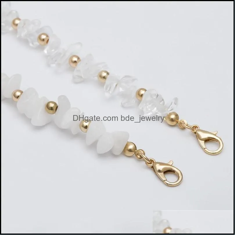 fashion stone choker necklace stone beads necklace collar chokers summer beach jewelry